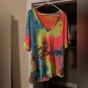 Tye dye women shirt
